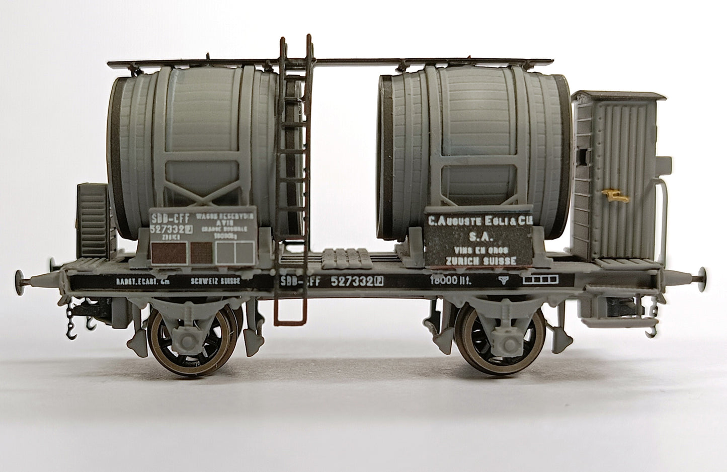 AP4021-01 Wine (bi-Foudre) Wagon "C.Auguste Egli & Cie" - SBB/CFF - II Era