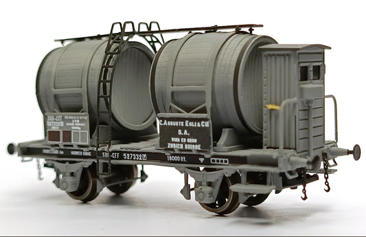 AP4021-01 Wine (bi-Foudre) Wagon "C.Auguste Egli & Cie" - SBB/CFF - II Era