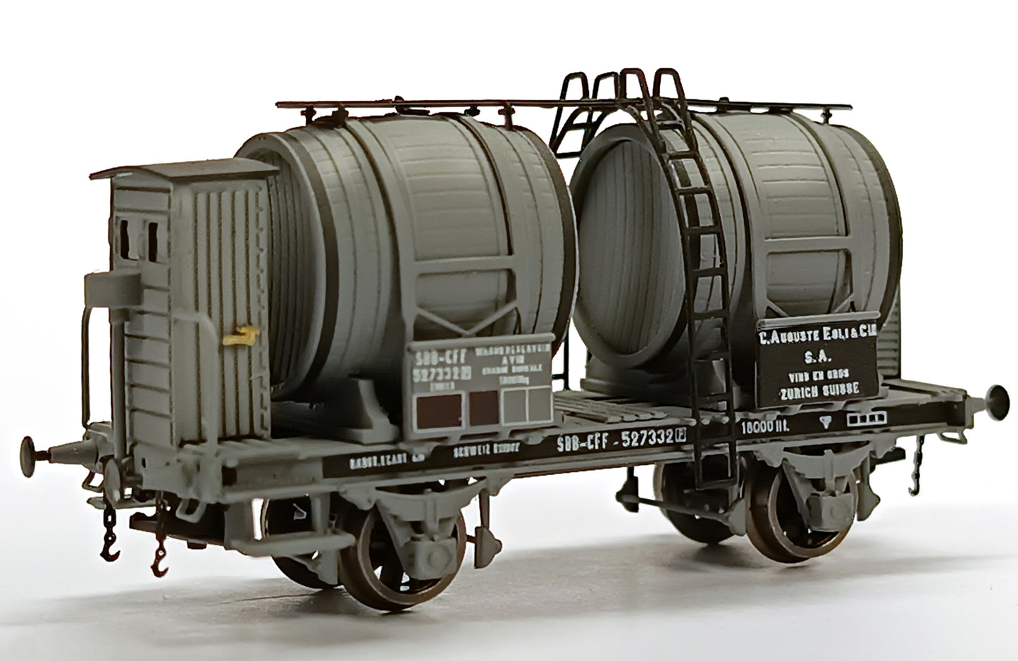 AP4021-01 Wine (bi-Foudre) Wagon "C.Auguste Egli & Cie" - SBB/CFF - II Era