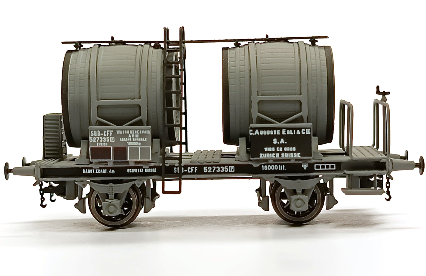 AP4021-02 Wine (bi-Foudre) Wagon "C.Auguste Egli & Cie" - SBB/CFF - II Era