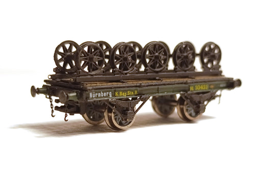 AP4010-003-01 Wagon plate-forme avec Citroën AC4 - AL - II Epoque