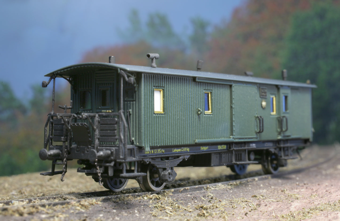 .AP4015-02    Gepäckwagen  /Württemberg/  DRG - II Era