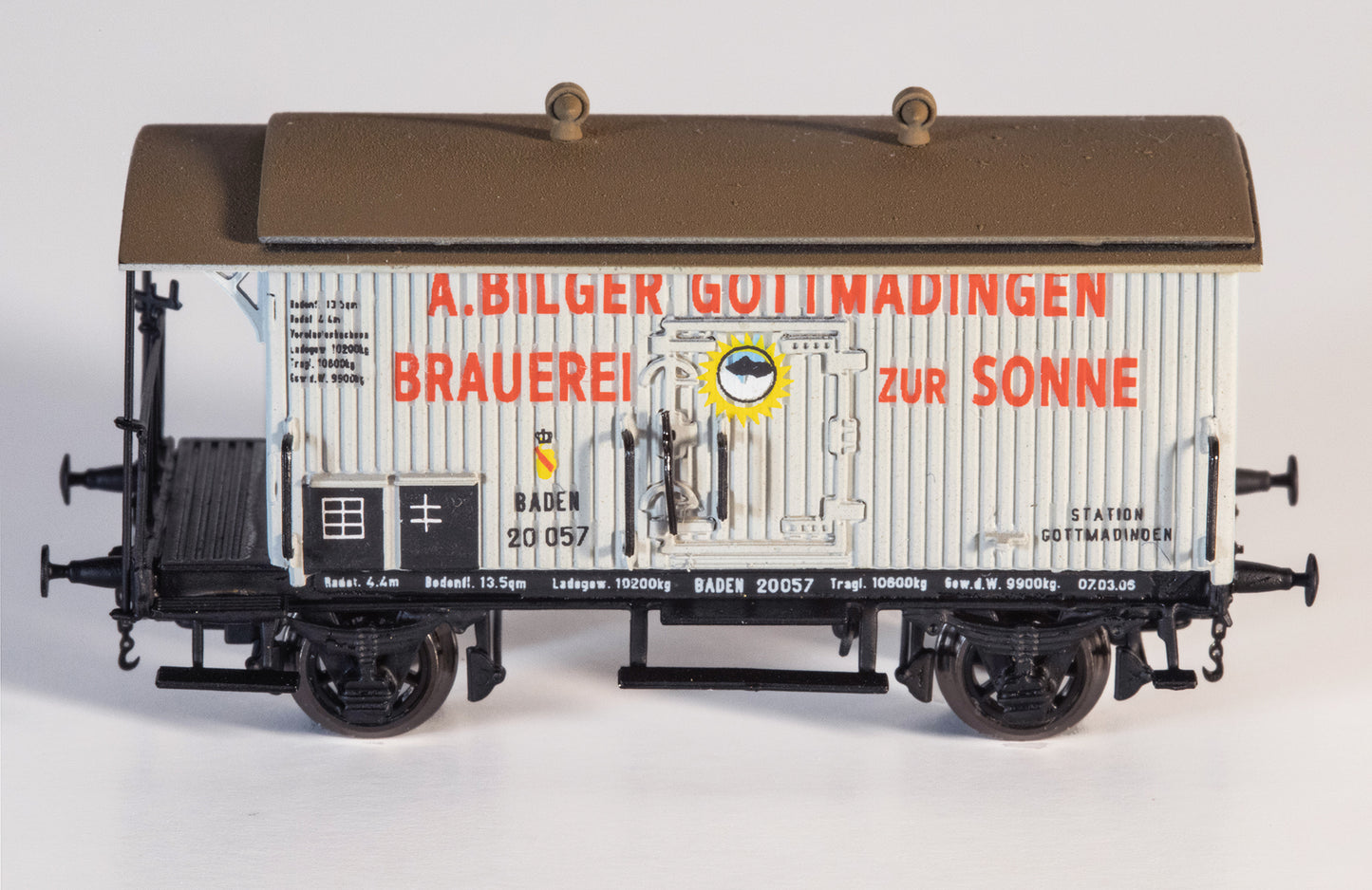 AP4014-001-03 Beer Wagon "A. Bilger Gottmadingen"- Baden - I Era