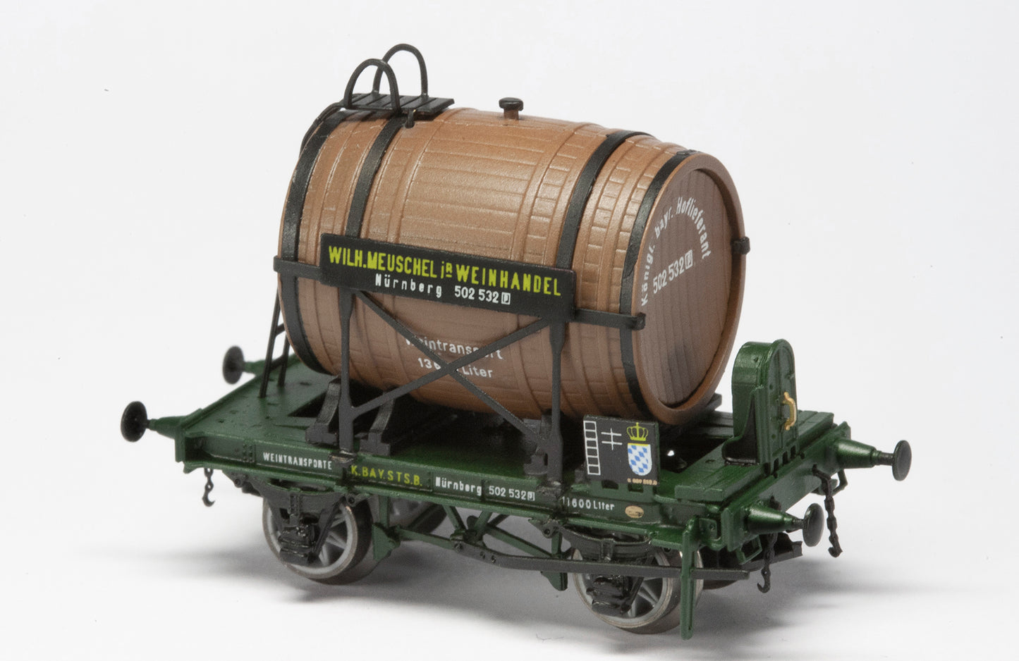 AP4002-002-02 Wagon à vin (Foudre) "Wils.Meuschel Jr. Weinhandel" - K.Bay.Sts.B. - J'ère