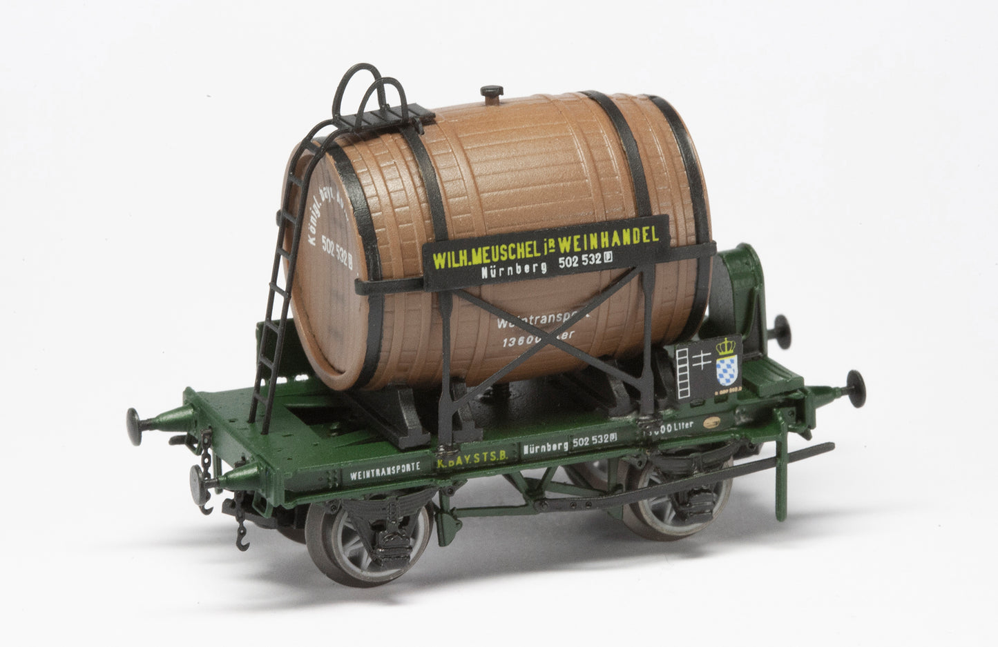 AP4002-002-02 Wine (Foudre) Wagon "Wils.Meuschel Jr. Weinhandel" - K.Bay.Sts.B. - I Era