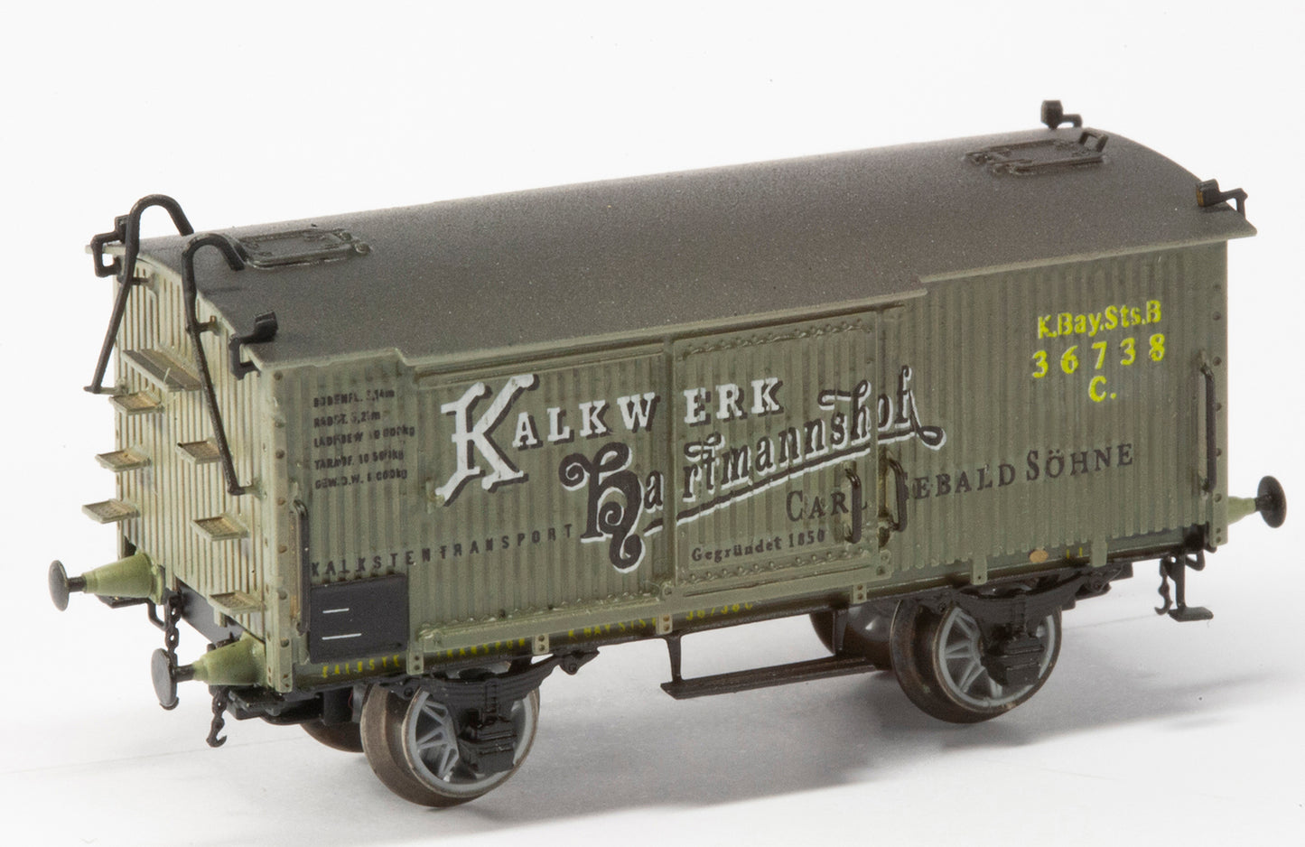 AP4009-002-01 Wagon à bière "Kalkwerk Hartmannshof" - K.Bay.Sts.B. - J'ère