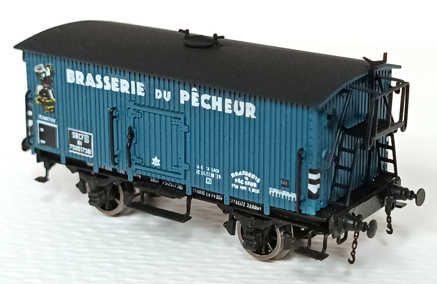 AP4019-001-01 Wagon à Bière "Brasserie du Pêcheur" - SNCF - Epoque III