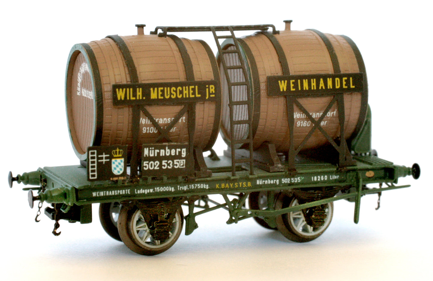 .AP4022-001 Wine (Bi-Foudre) Wagon "Wils.Meuschel Jr. Weinhandel" - K.Bay.Sts.B. - I Era