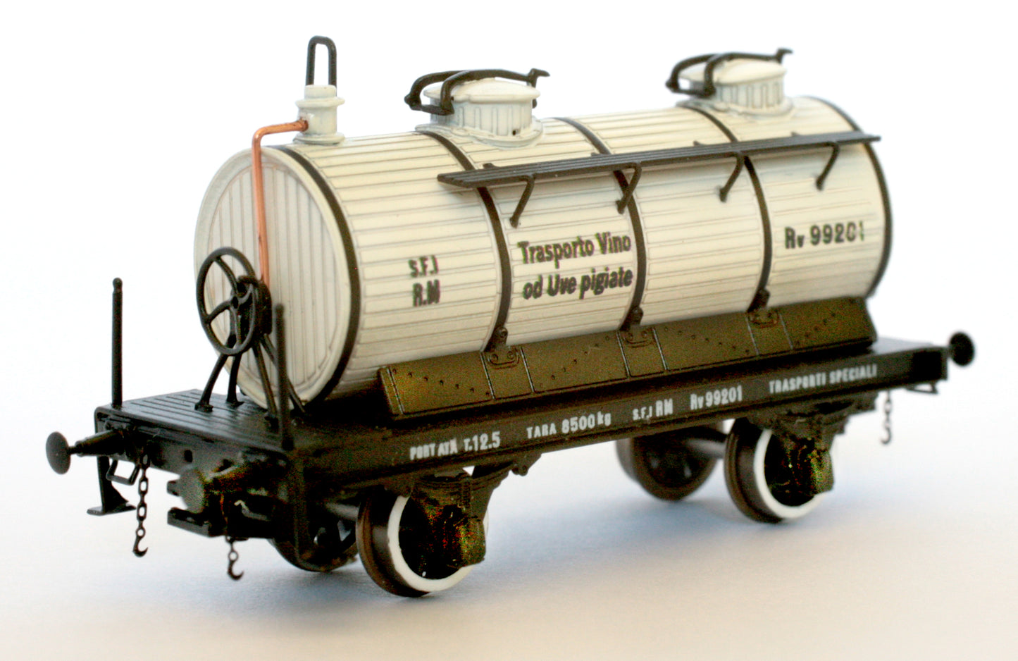 .AP4024-2 Special wagon for transporting wine and wine products  without brakes. - I Era R.M. Italy