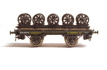 AP4010-003-01 Wagon plate-forme avec Citroën AC4 - AL - II Epoque