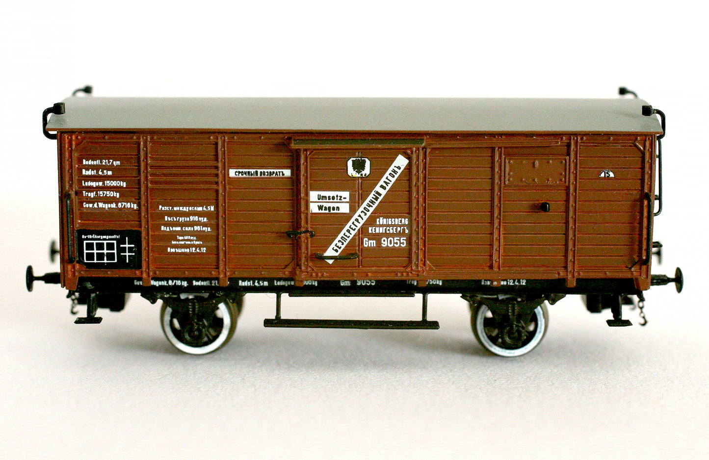 .AP4027-01 Prussian "Königsberg" cargo wagon without brakes - K.P.E.V. - I Era