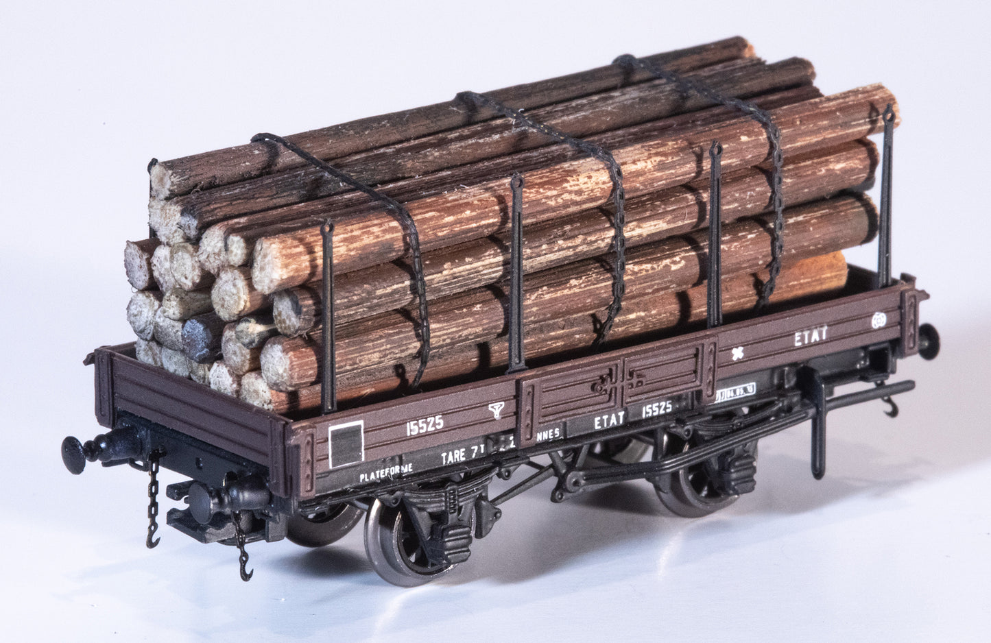 AP4010-002-02 Platform wagon with logs - ETAT - II Era