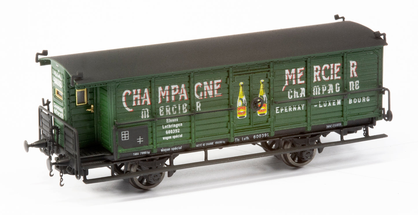 SET05 Two Champagne Mercier Wagons - Els.Loth. - I Era B