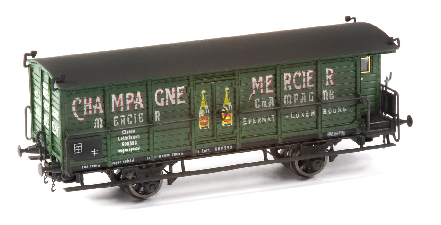 SET05 Two Champagne Mercier Wagons - Els.Loth. - I Era B