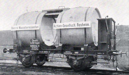 AP4005-005-03 Wine (Foudre) Wagon "Oberrh Weininteressenten Actien-Gesellsch.Rosheim" - Els.Loth. - I Era