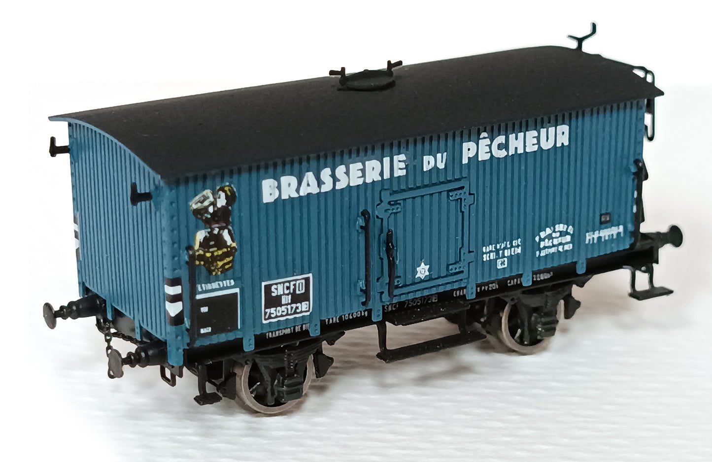 AP4019-001-01 Wagon à Bière "Brasserie du Pêcheur" - SNCF - Epoque III