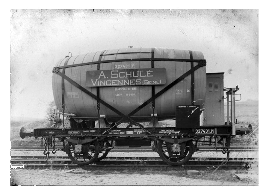 AP4003-003-01 Wagon à Vin (Foudre) "A. Schule Vincennes (Seine)" - EST - I Ere